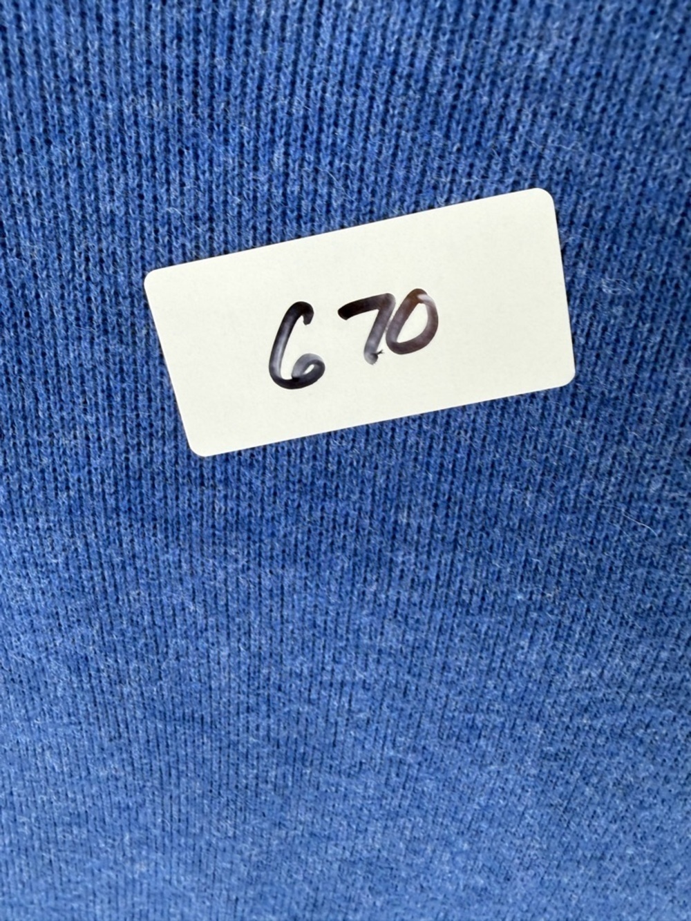 Polo by Ralph Lauren Blue Half-Zip Sweater with Yellow Logo - Picture 7 of 7